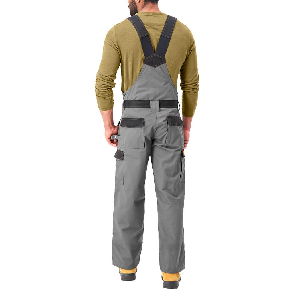 DuraDrive Men's 65% Polyester/35% Cotton Twill Two-Tone Tradesman Safety Overall