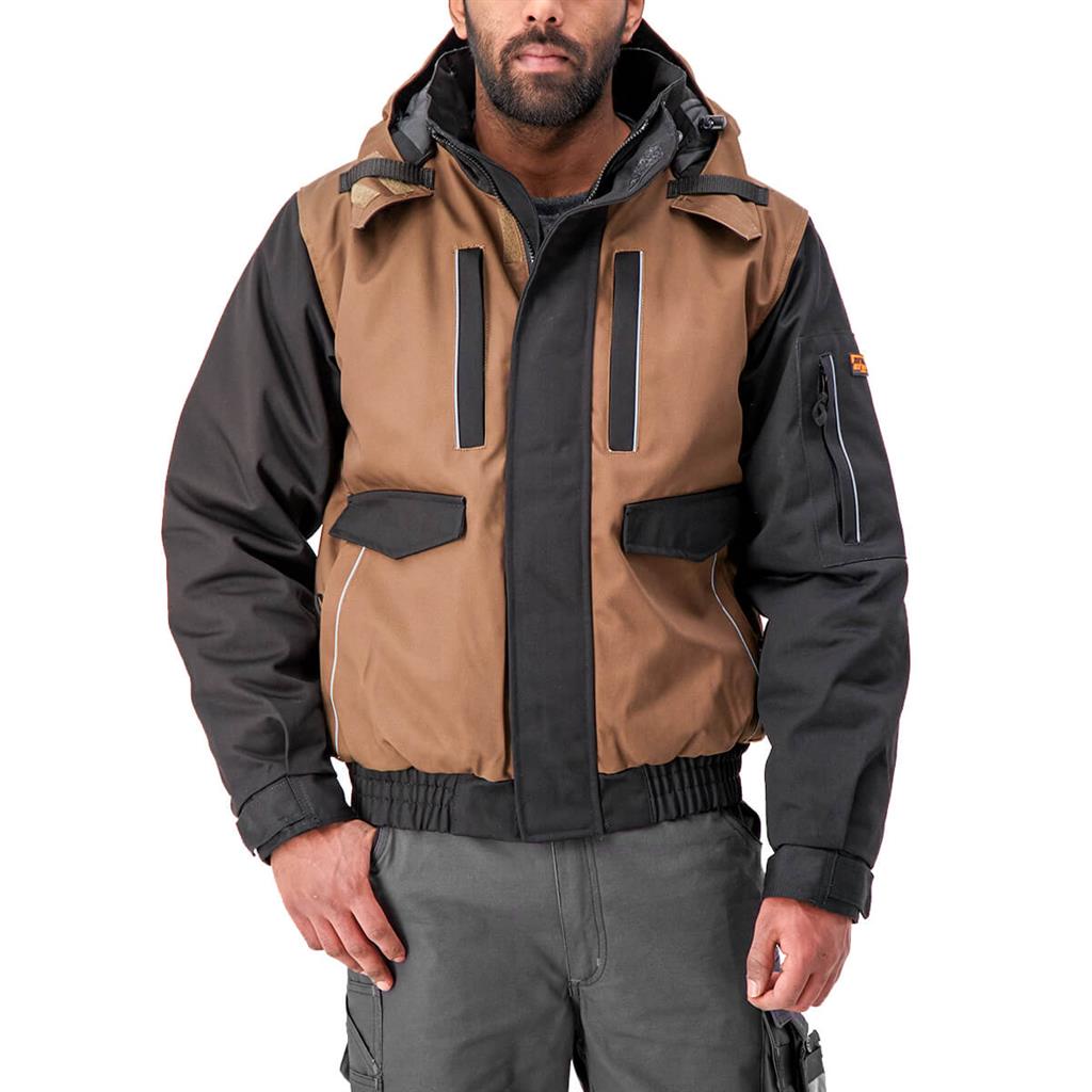 DuraDrive Timber-Black Two Tone Tradesman Jacket