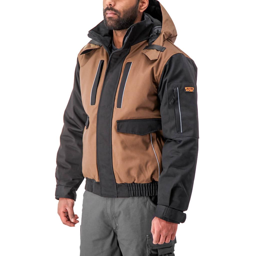 DuraDrive Timber-Black Two Tone Tradesman Jacket