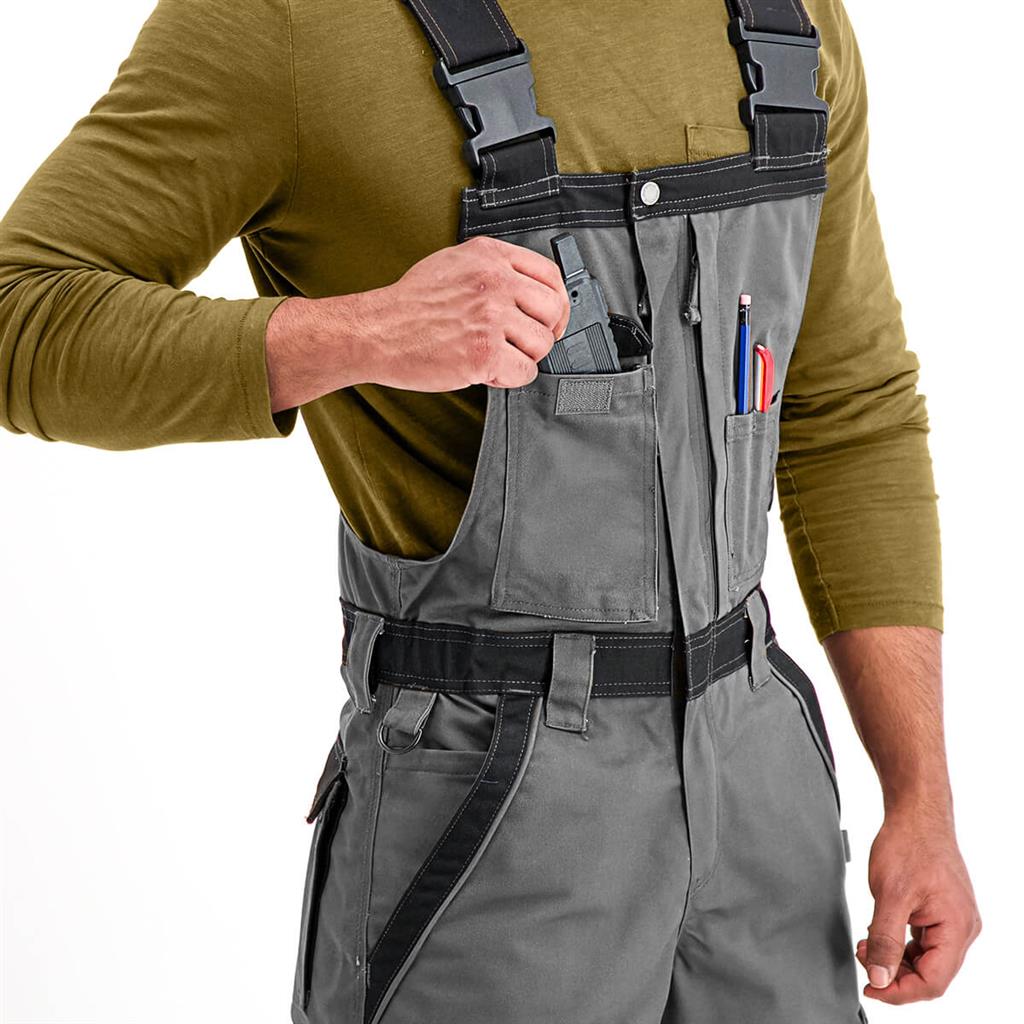 DuraDrive Grey Tradesman Two Tone Insulated Overall