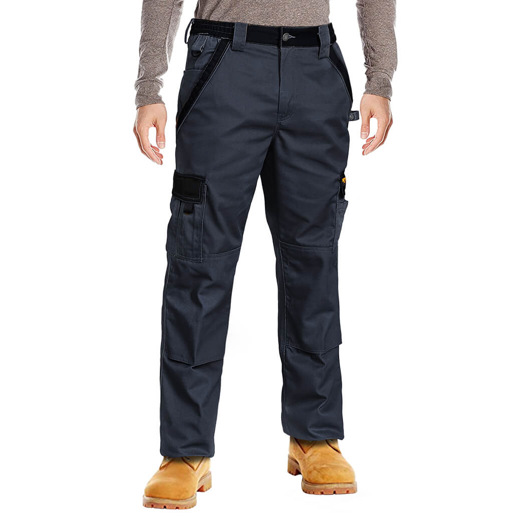 DuraDrive Men's Navy Blue 65% Polyester/35% Cotton Two Tone Tradesman Work Pant