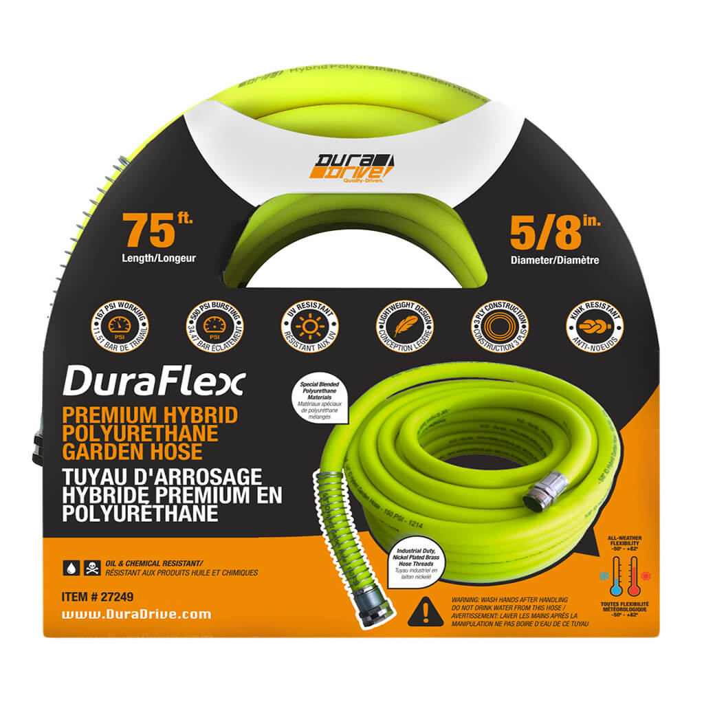 DuraDrive LG5875F 5/8 in x 75 ft Garden Hose