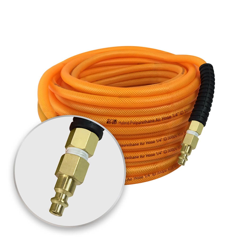 DuraDrive FO14100F 1/4 in x 100 ft Air Hose with Swivel Fitting