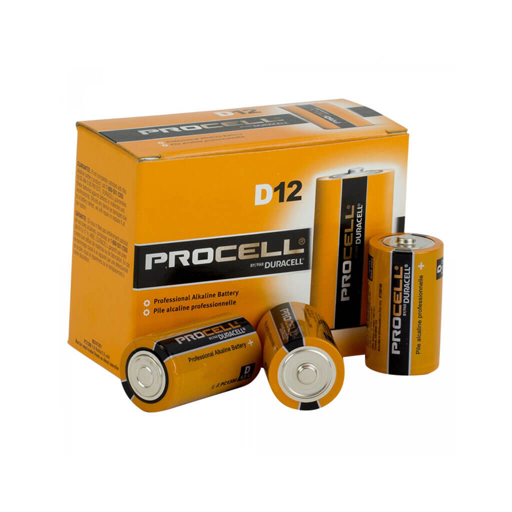 Duracell PC1300 PROCELL Alkaline-Manganese Dioxide 12000 mAh 1.5 V Professional Alkaline Battery