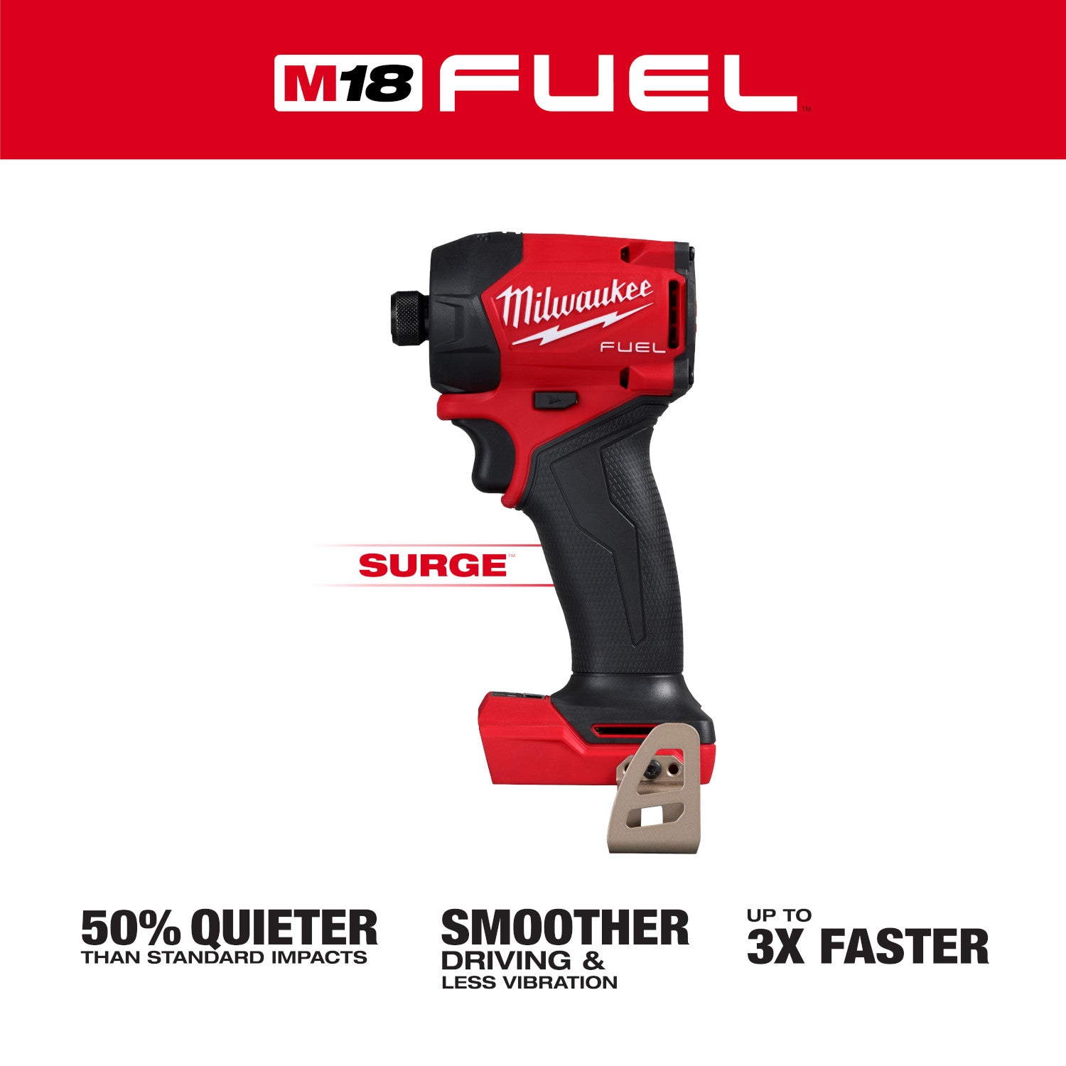 Milwaukee 2761-20 M18 FUEL SURGE 1/4 Inches Hex Hydraulic Driver (Tool only)