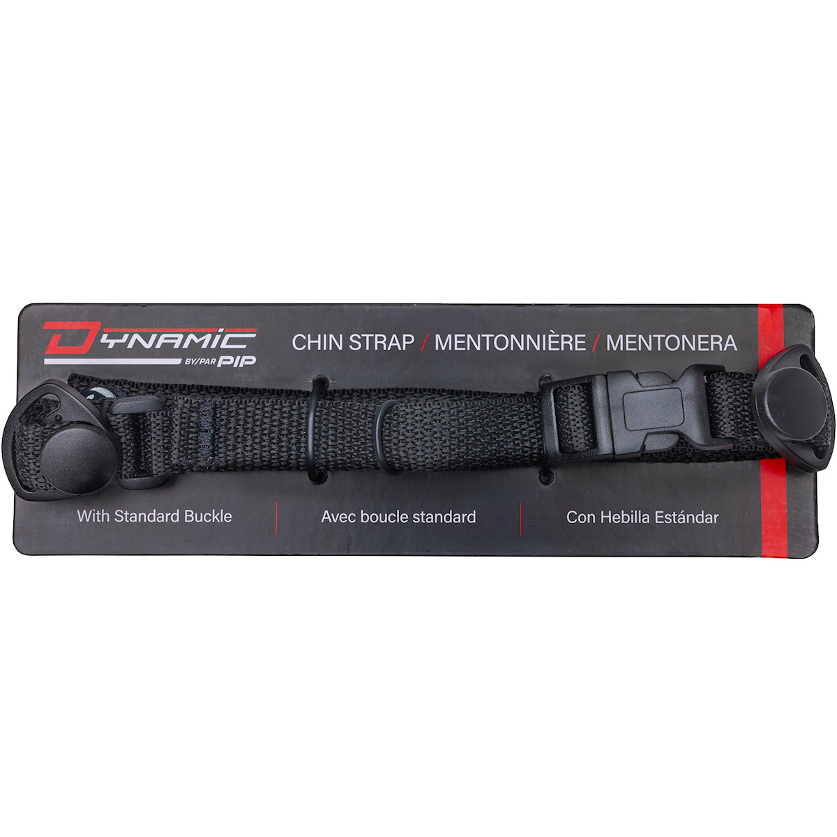 DYNAMIC 4-POINT CHIN STRAP WITH STANDARD CLIP FOR HARD HATS