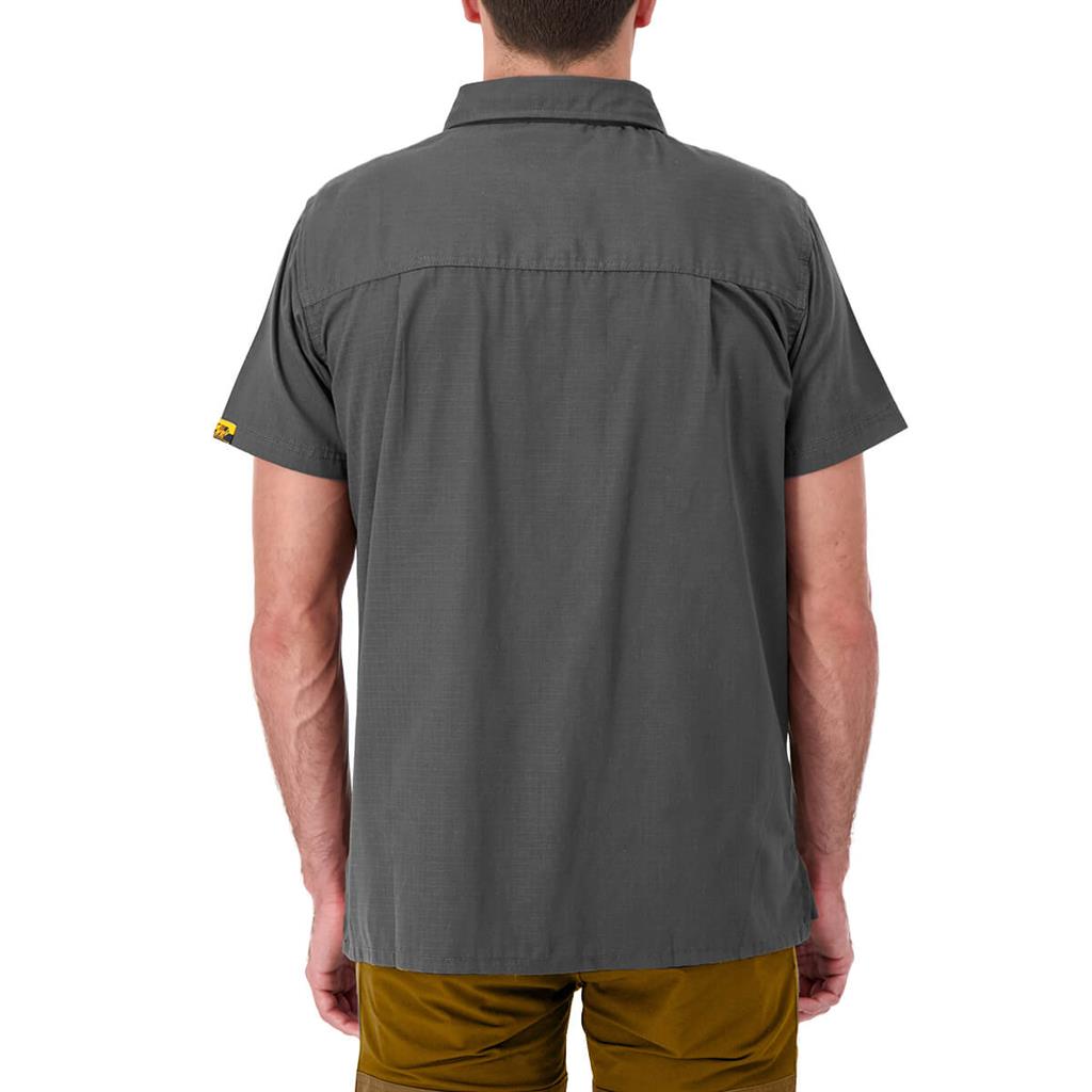 DuraDrive Dark Grey Ripstop Short Sleeve Shirt