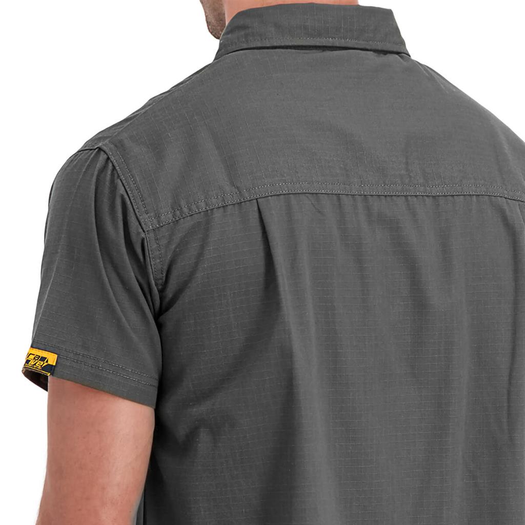 DuraDrive Dark Grey Ripstop Short Sleeve Shirt