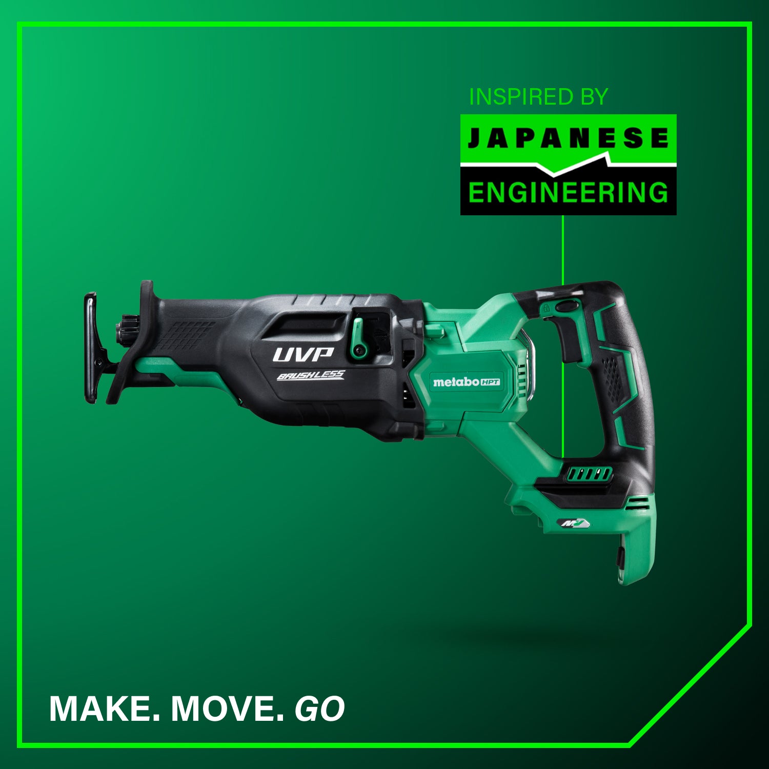 Metabo HPT CR36DAQ4M 36-Volt MultiVolt 1-1/4 in. Stroke Brushless Reciprocating Saw (Tool Only)