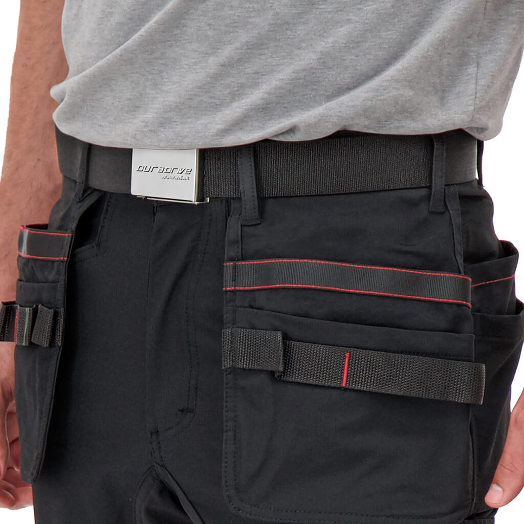 DuraDrive Black One-Size Stretch Belt