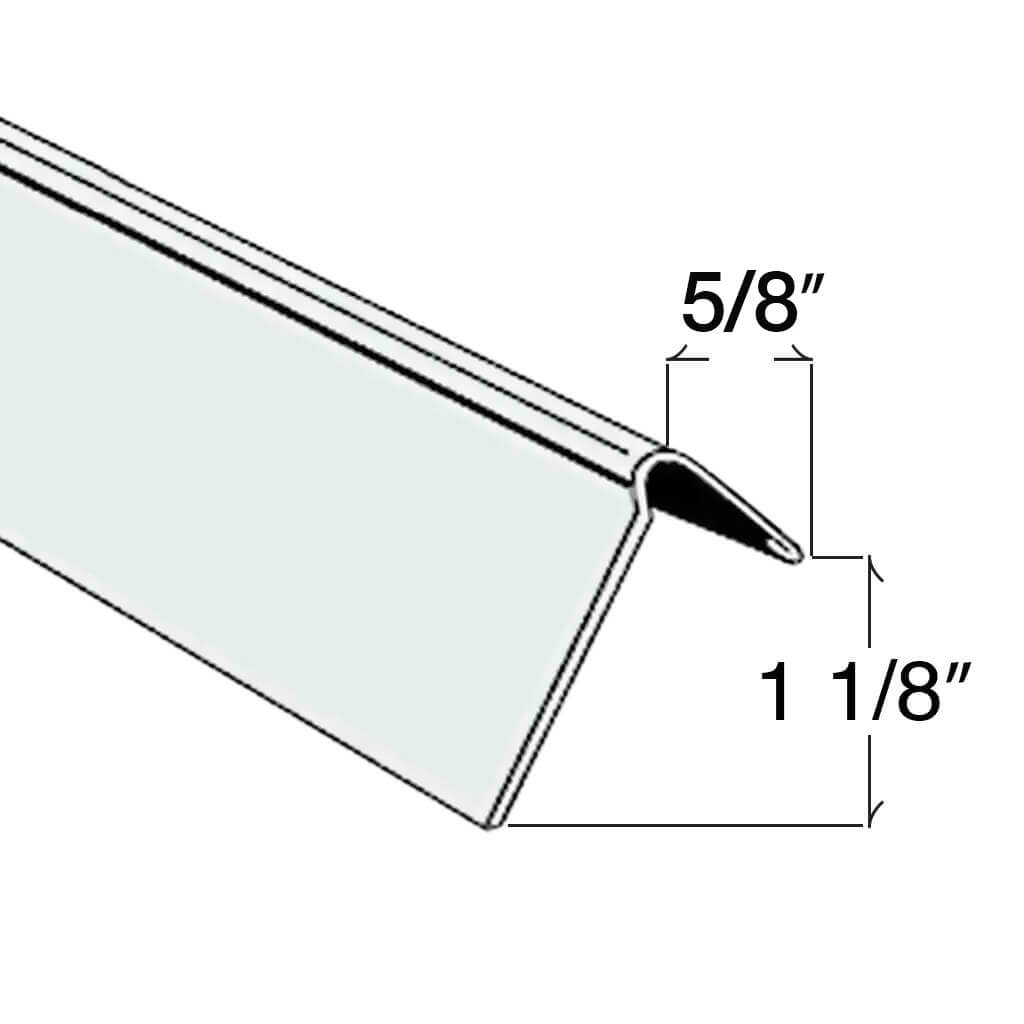 DuraDrive L-Shaped Metal 10 ft 90 deg Angled Framing Trim