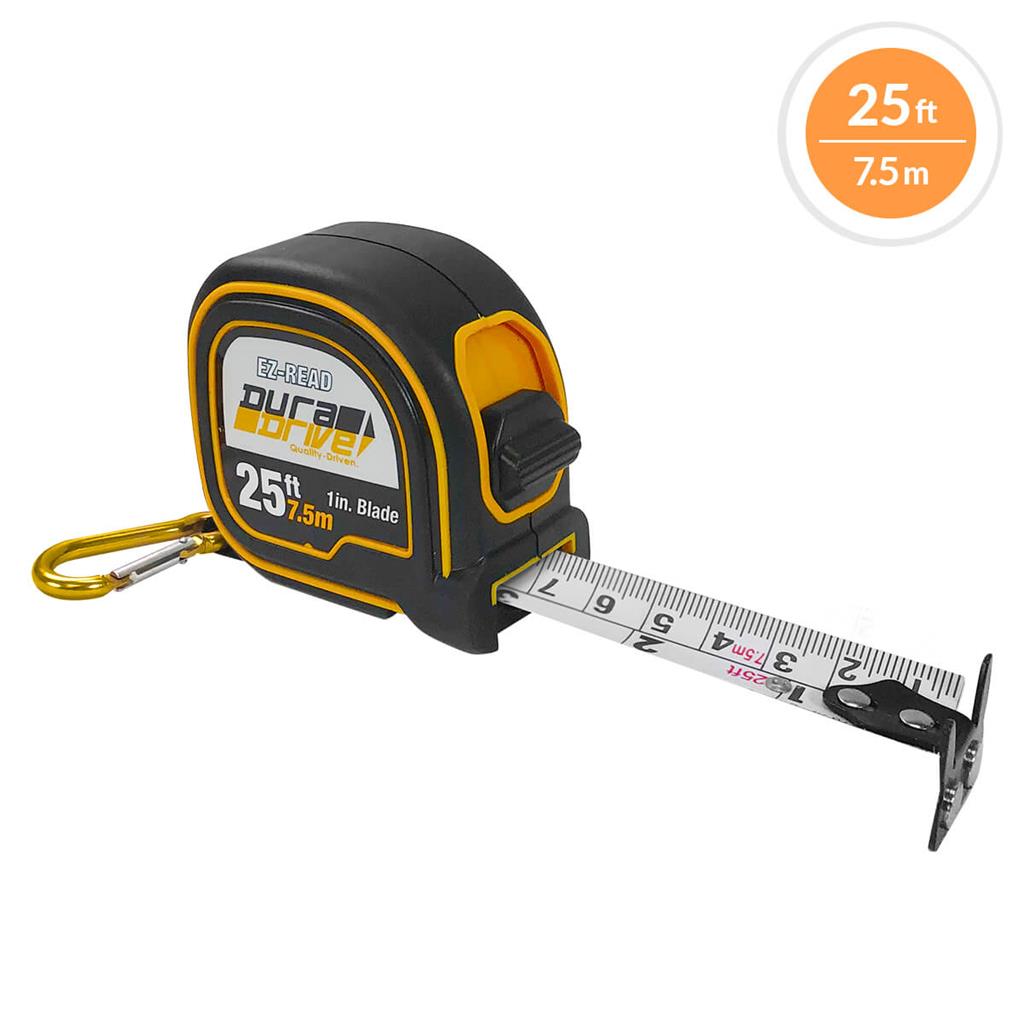 DuraDrive 25 ft. / 7.5 m x 1 in. Magnetic Tape Measure