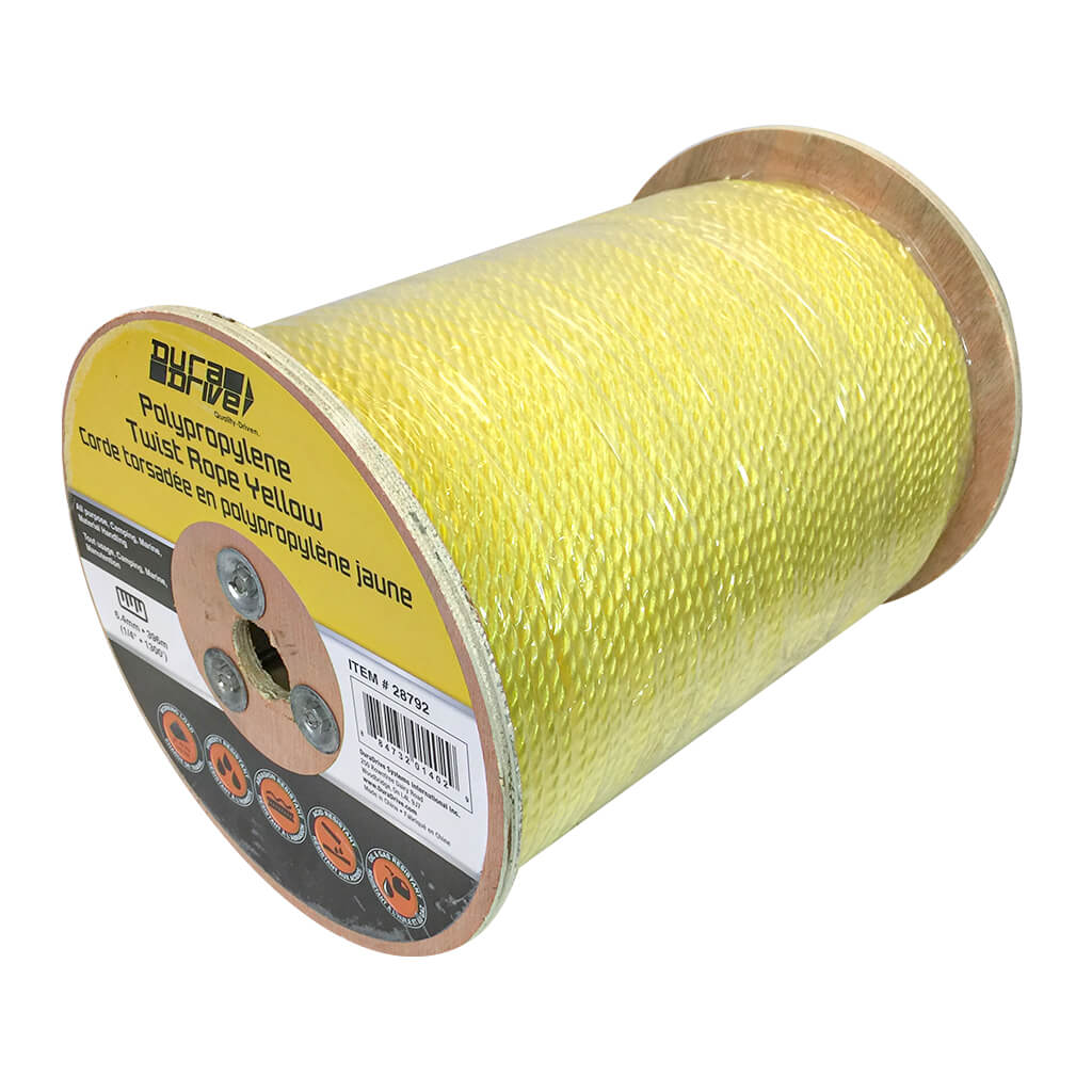 DuraDrive 1/4 in x 1300 ft 170 lb Twist Rope