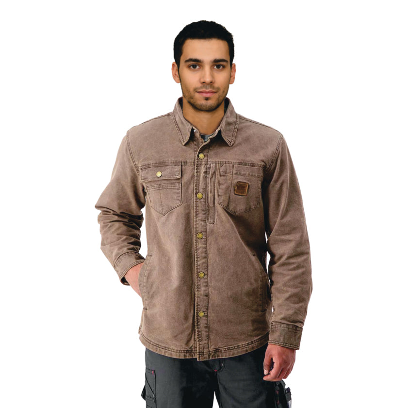 DuraDrive Soni Vintage Shirt Jacket Brown