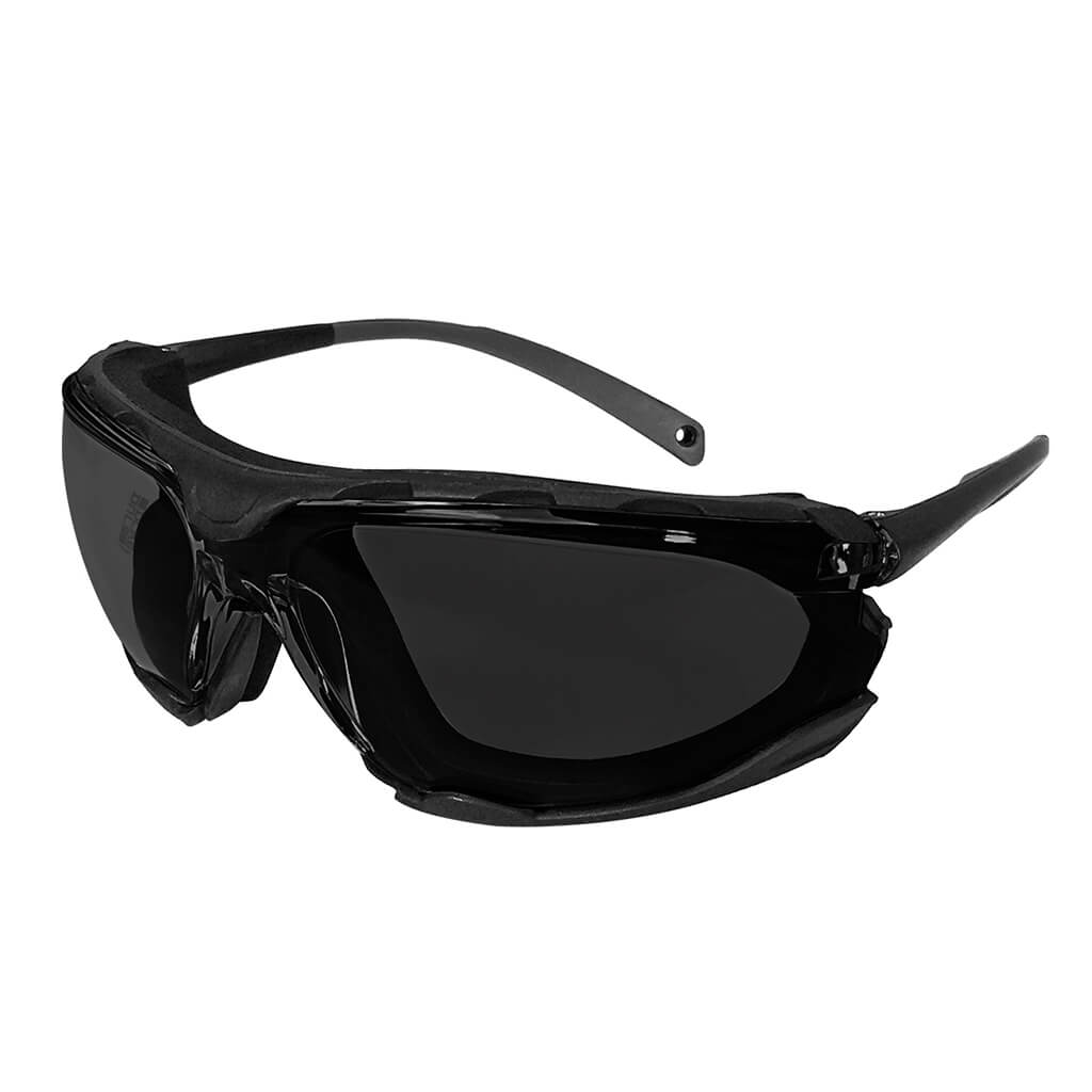 DuraDrive A07-28S Anti-Fog Anti-Scratch Smoke Black Safety Glass