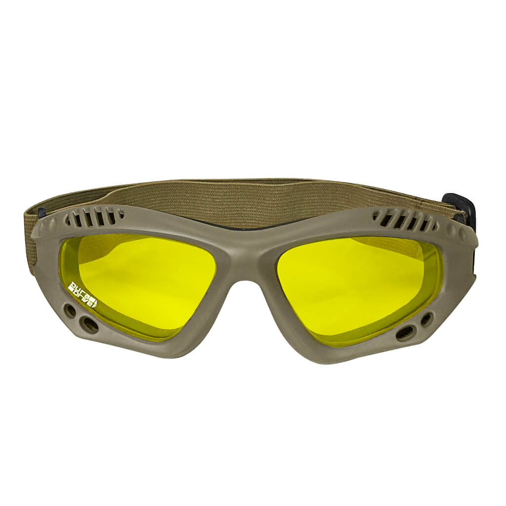 DuraDrive A04-01A Anti-Fog Anti-Scratch Amber Polycarbonate Safety Goggle