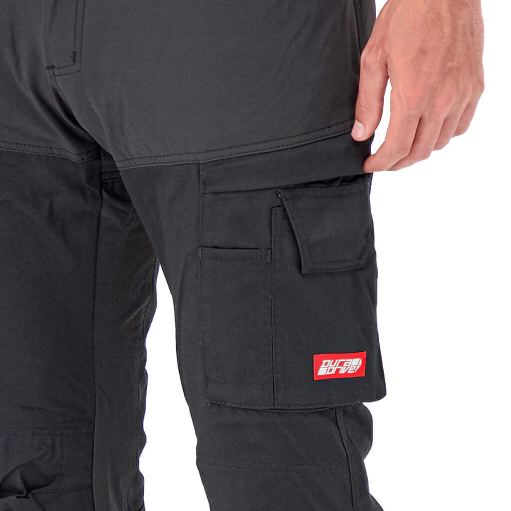 DuraDrive Trill Black Water Repellent Utility Work Pants