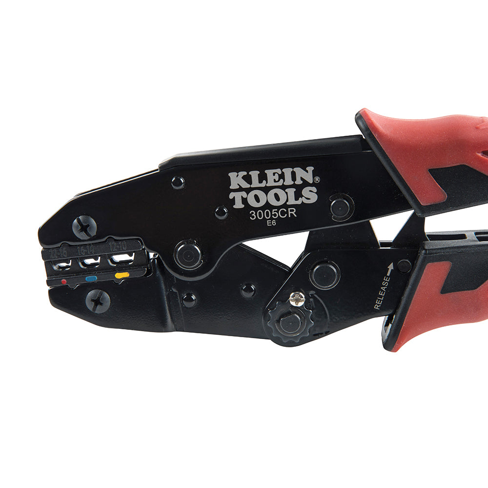 Klein 3005CR Ratcheting Crimper 10-22 Awg Insulated Terminal