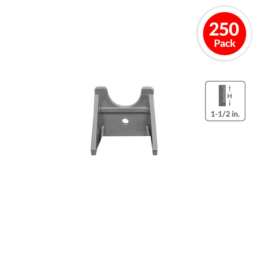 1-1/2 in. Individual Plastic Rebar Linden Chair (250-Pack)
