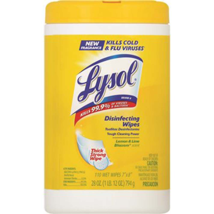 Lysol Disinfecting Wipes Scented 110 sheets/can