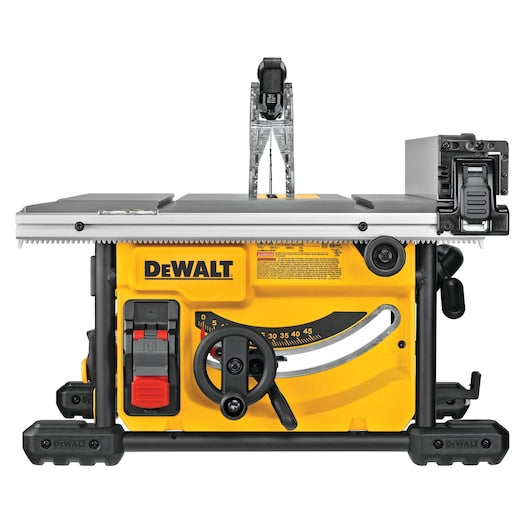 DEWALT DWE7485WS Corded 8-1/4 in. Table Saw with Stand and Blade