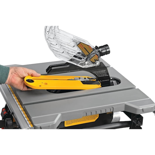 DeWalt DWE7485+DW7451+DWA181440 1.75 in @ 45 deg 2.563 in @ 90 deg Table Saw with Stand and Blade