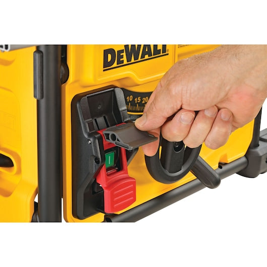 DeWalt DWE7485+DW7451+DWA181440 1.75 in @ 45 deg 2.563 in @ 90 deg Table Saw with Stand and Blade