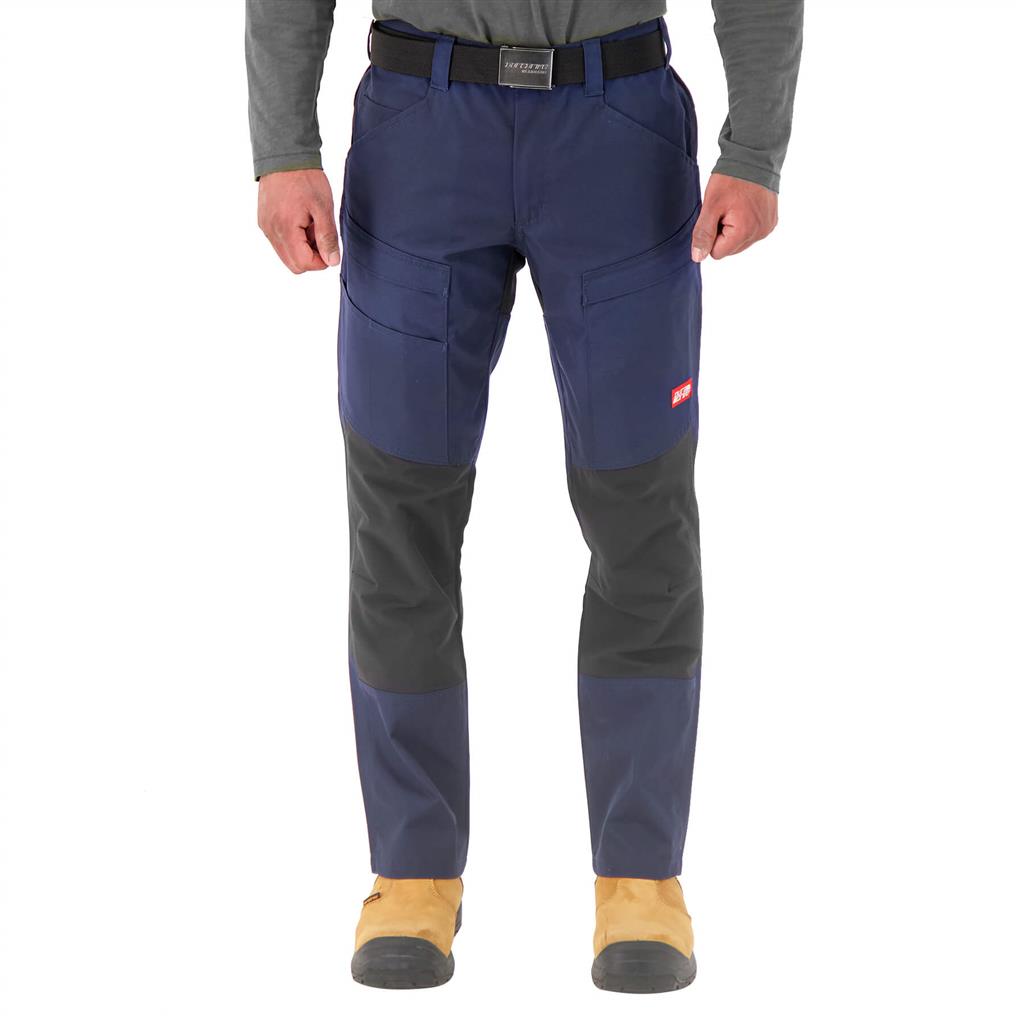 DuraDrive Navy Blue/Black LIBERATOR Stretch Work Pant with Zipper Pocket