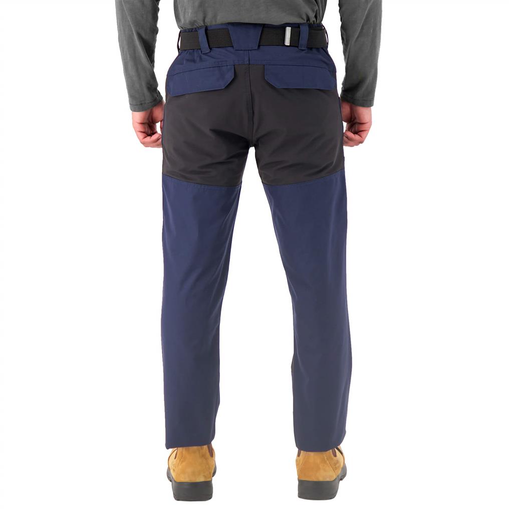 DuraDrive Navy Blue/Black LIBERATOR Stretch Work Pant with Zipper Pocket