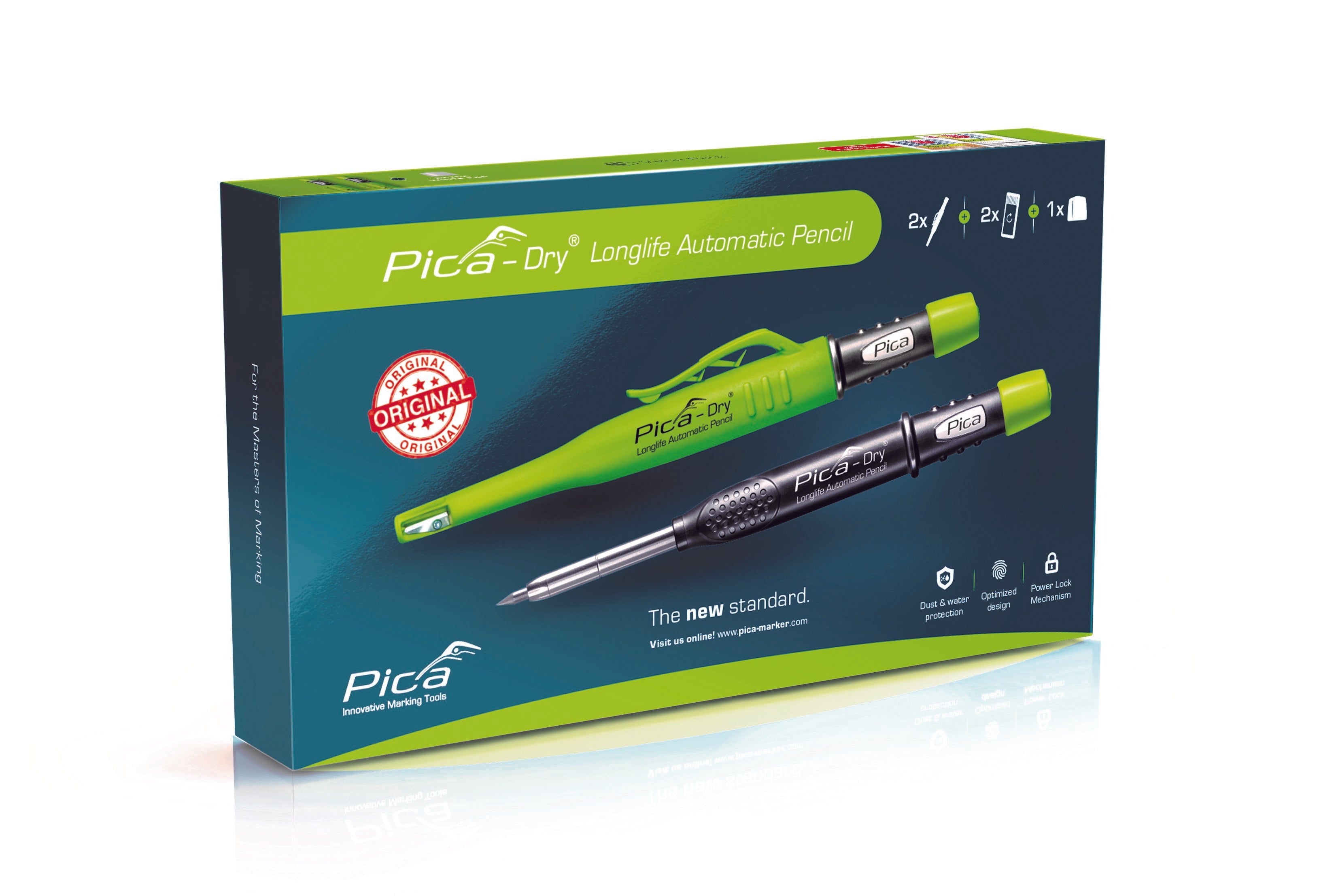 PICA 3097 PICADRY W/ REFILL SETS (2 + 2) Value Pack Includes: 2*3030 PICA PENCIL, 1*4020 MULTI COLOR