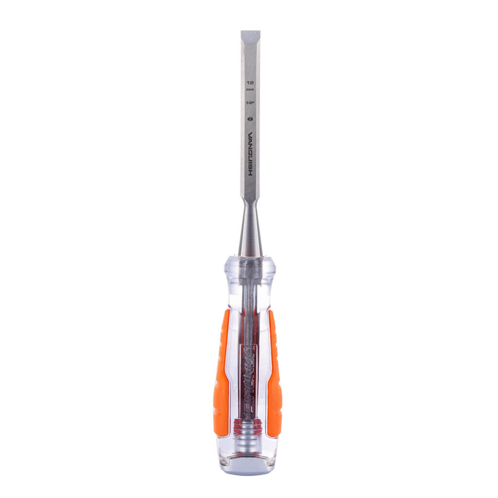 VANQUISH 1/2 in Chrome Vanadium Steel 2.95 in High Impact Wood Chisel