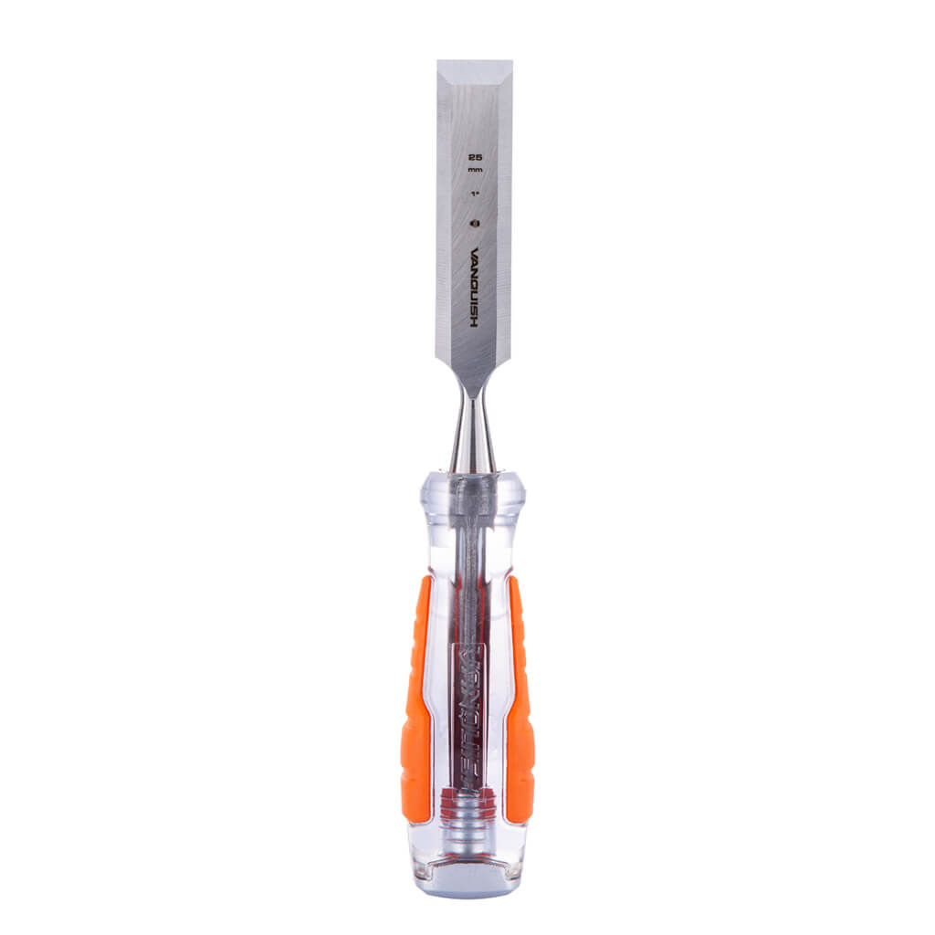 VANQUISH 1 in Chrome Vanadium Steel 2.95 in High Impact Wood Chisel