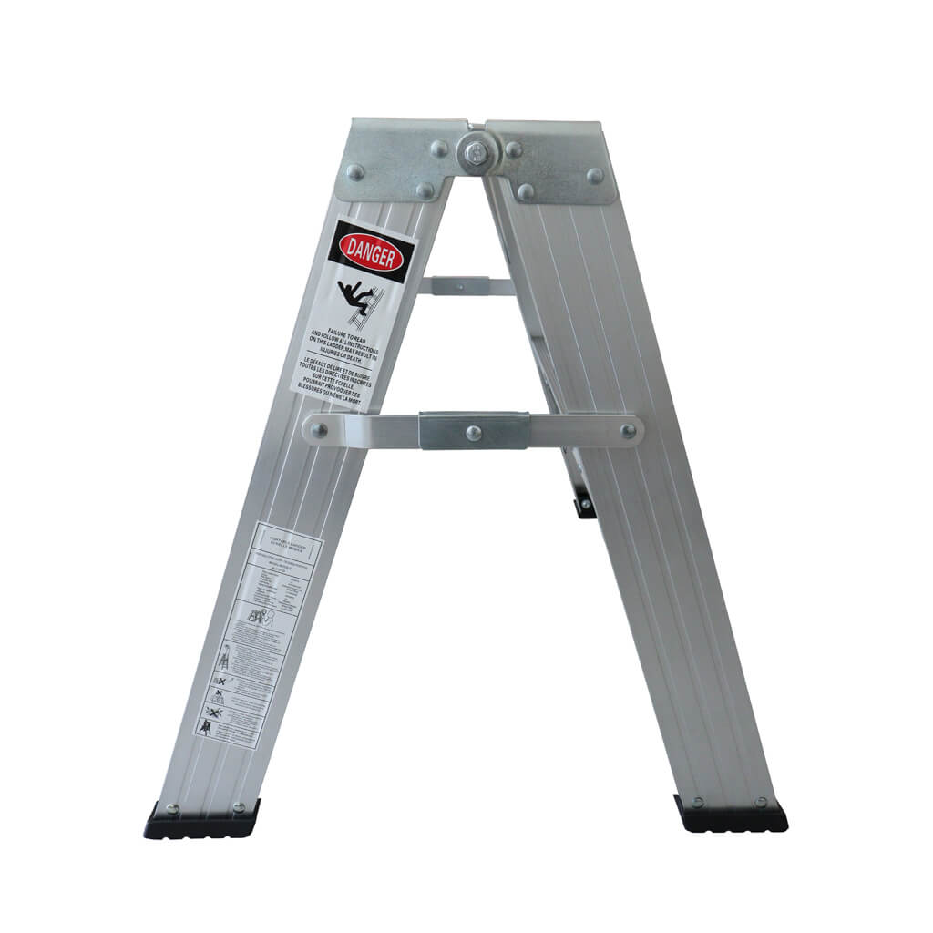 DuraDrive 2' Aluminum Sawhorse Ladder, 300 Lbs.