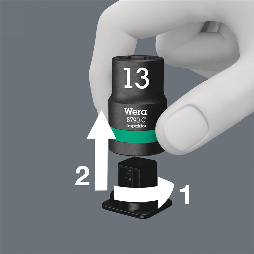 Wera 05004580001 1/2 in. Drive Belt C Impaktor 1 Socket Set (9-Piece)