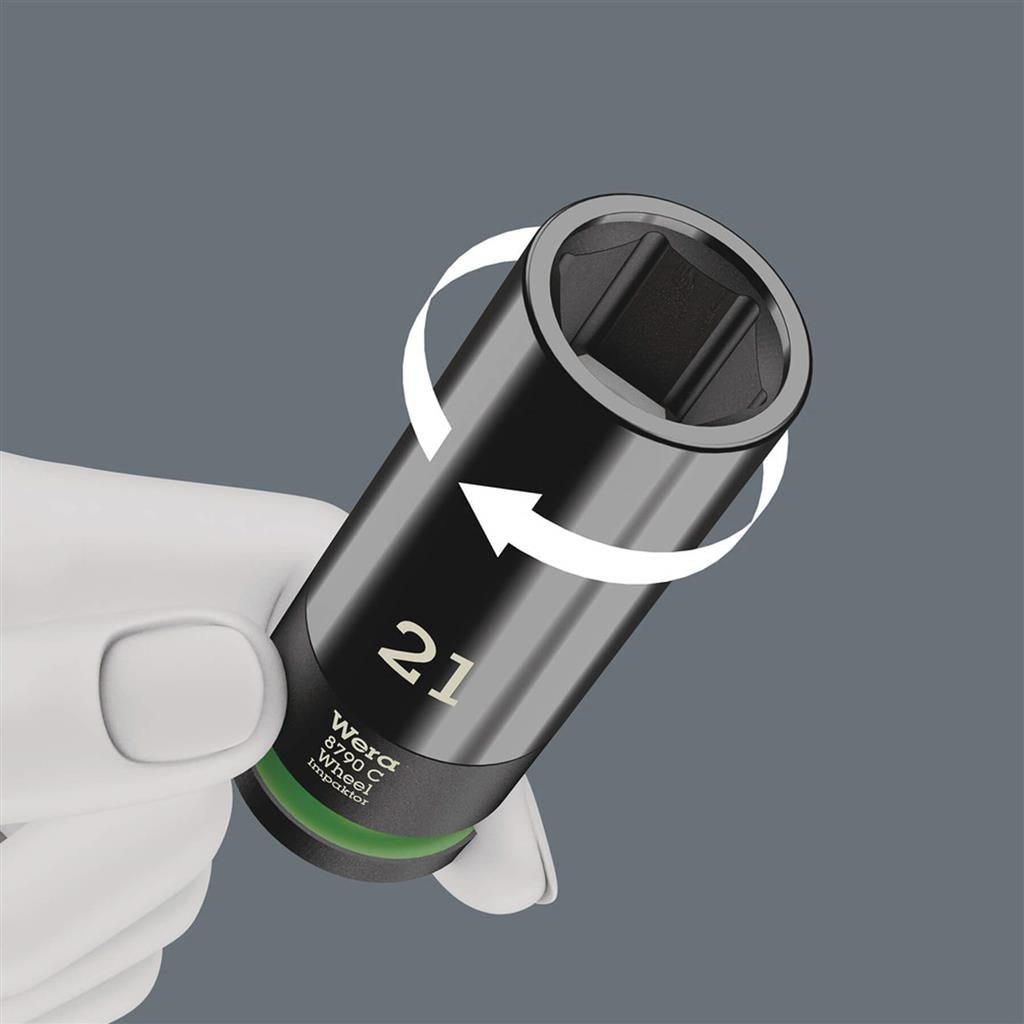Wera 05004595001 1/2 in. Drive Wheel Impaktor C Set 1 Socket Set (3-Piece)