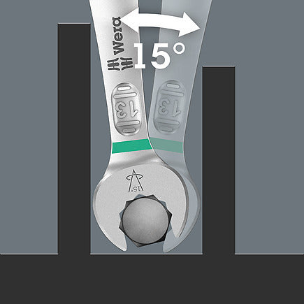 Wera 05020230001 Joker 6003 Metric Combination Wrench Set (5-Piece)