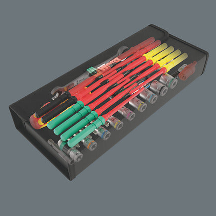 Wera 05135871001 Kraftform Kompakt W 1 Imperial Maintenance Tool Set (35-Piece)