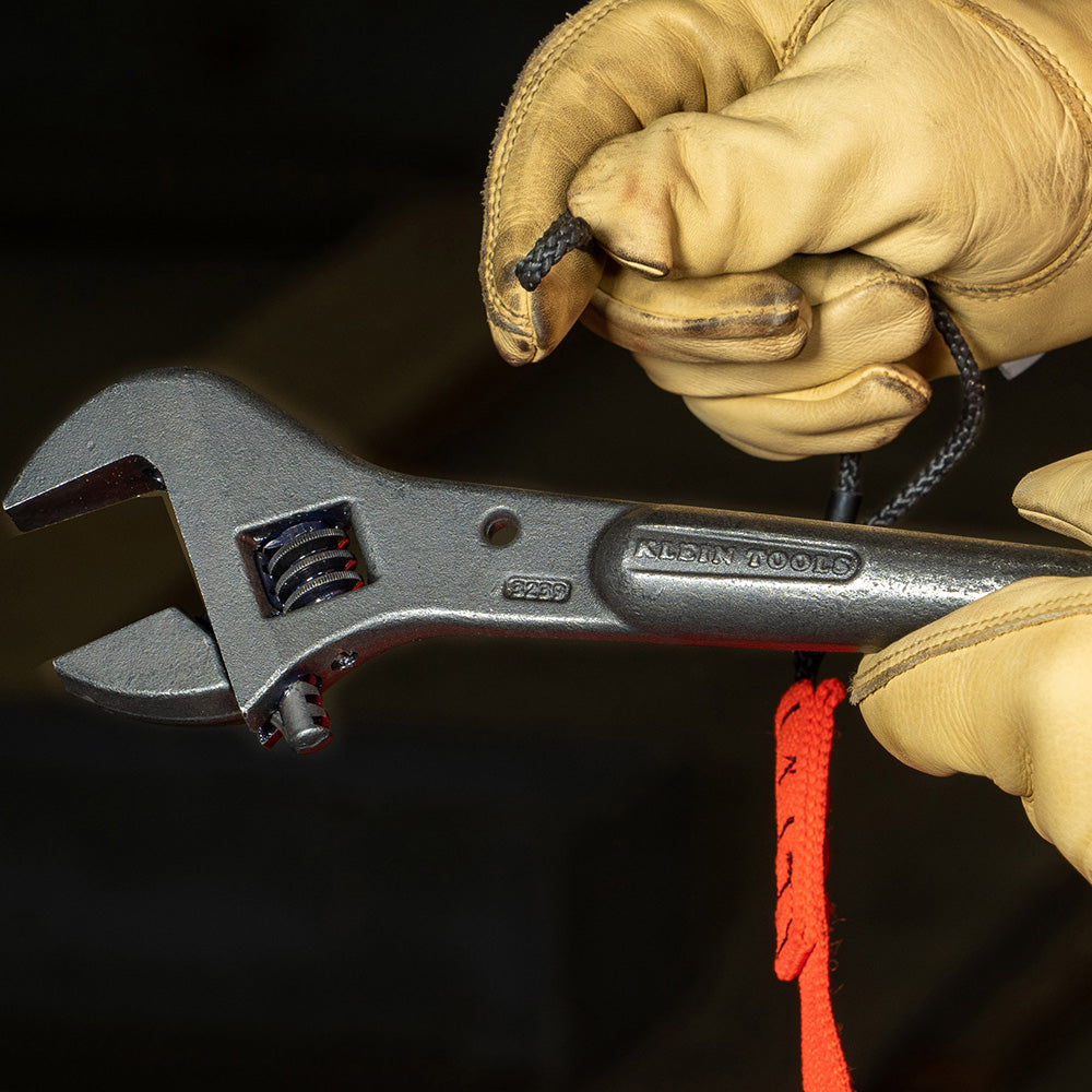 Klein 3239 Adjustable Spud Wrench 16 in., 1-5/8 in. Tether Hole