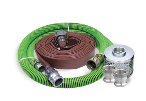 2 in. Camlock Suction & Discharge Water Pump Hose Kit