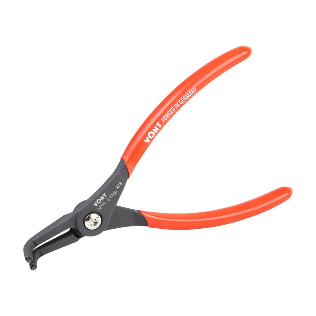 Vont Forged C-Clip Steel 7 in External Spring Bent Plier