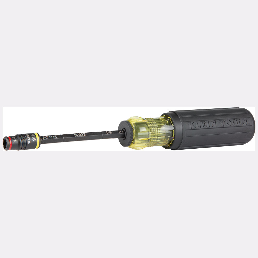 Klein 32910 7-In-1 Impact Rated Flip Socket Set w/Handle