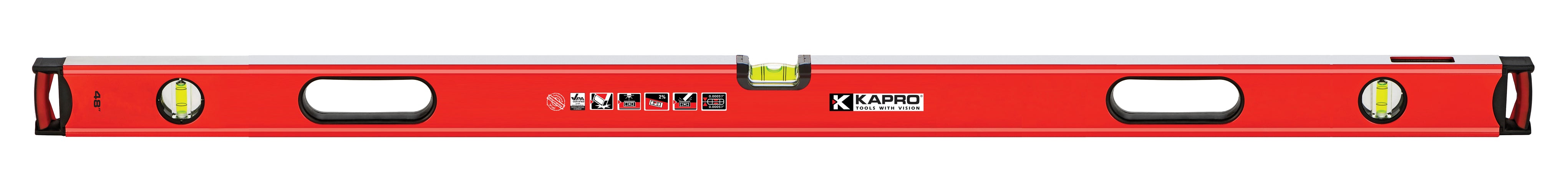 Kapro 985-41X-48M APOLLO 48 in. Heavy-Duty Professional Magnetic Box Level