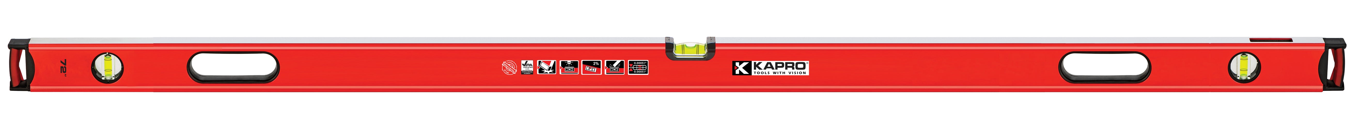 Kapro 985-41X-72M APOLLO 72 in. Heavy-Duty Professional Magnetic Box Level