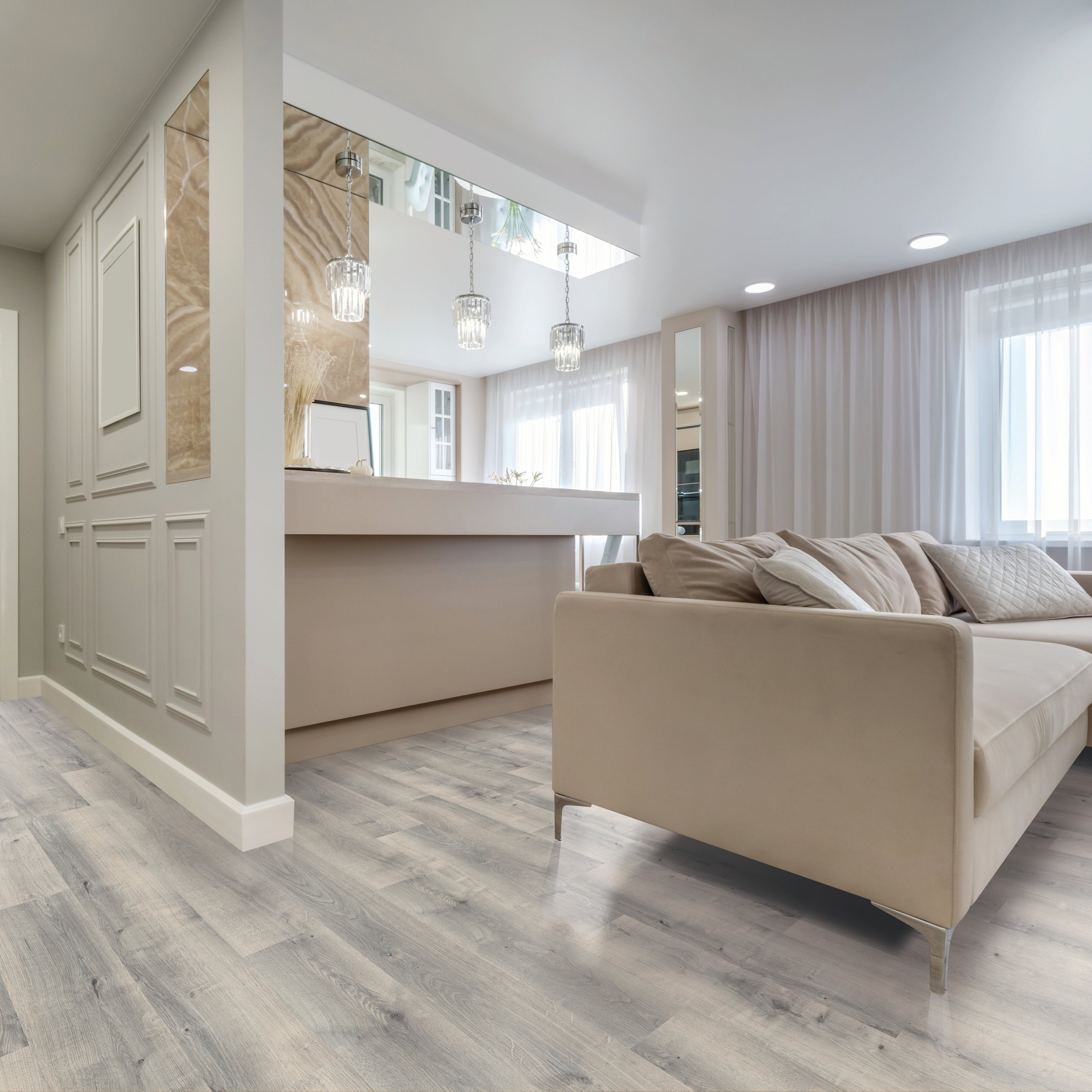 SyN Desert Sands Oak Luxury Vinyl Plank Flooring 6.5MM - 7.1 in. W X 48 in. L - Sale $2.24/sq.ft