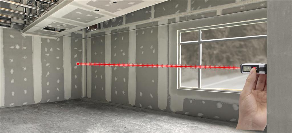 Prexiso 20m / 65 ft. Rechargable Pocket Laser Distance Measure