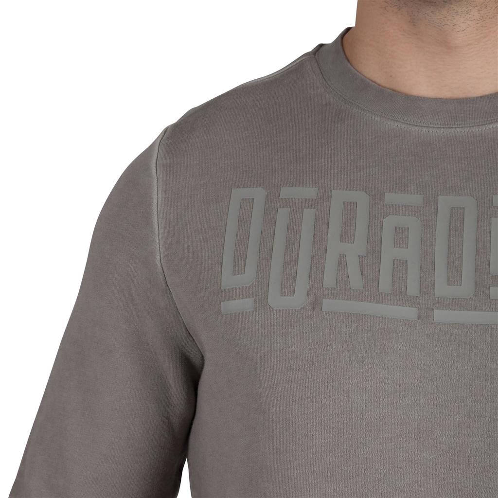 DuraDrive Small/Medium/Large/X-Large/2X-Large/3X-Large 3D Chest Print Charcoal/Grey/Sand Concrete Vintage Wash Sweatshirt with 3D Print