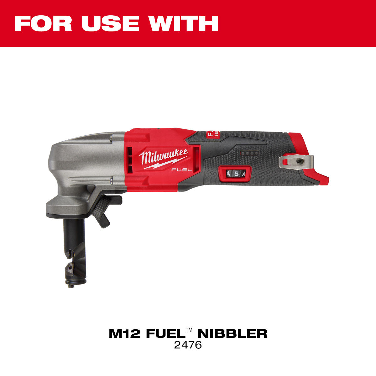 MILWAUKEE 49-72-0152 M12 FUEL NIBBLER DIE HOLDER EXTENSION