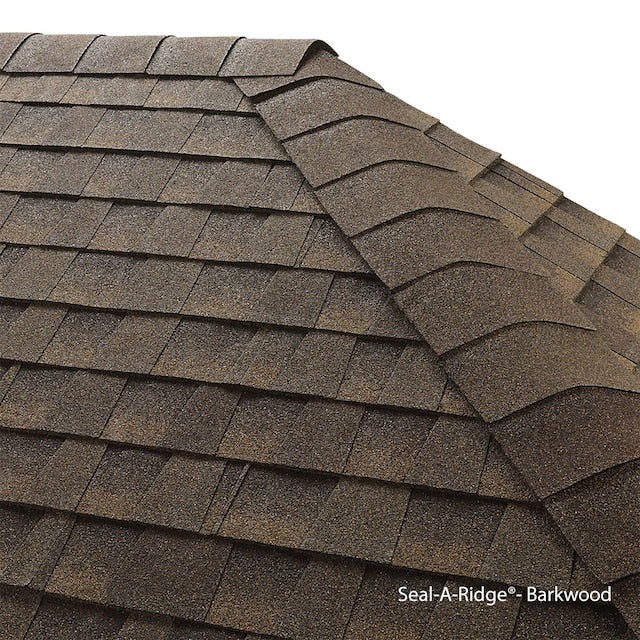 GAF SEAL-A-RIDGE 12 in Driftwood Hip and Ridge Cap