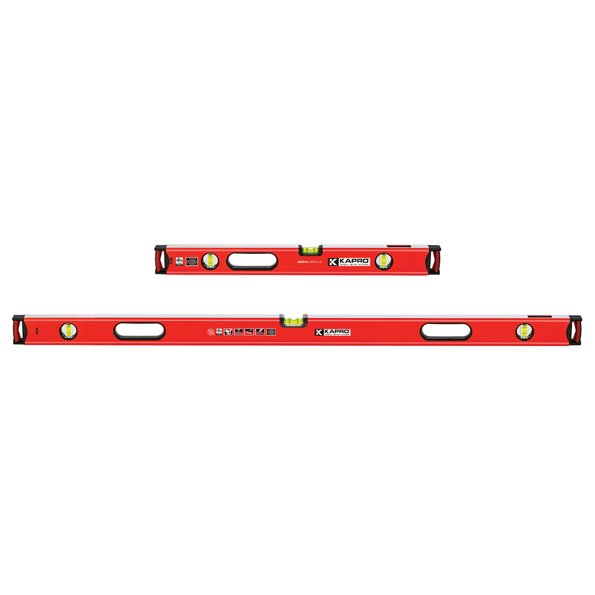 Kapro Apollo Hd Pro Box Level Set 24 in. & 48 in.