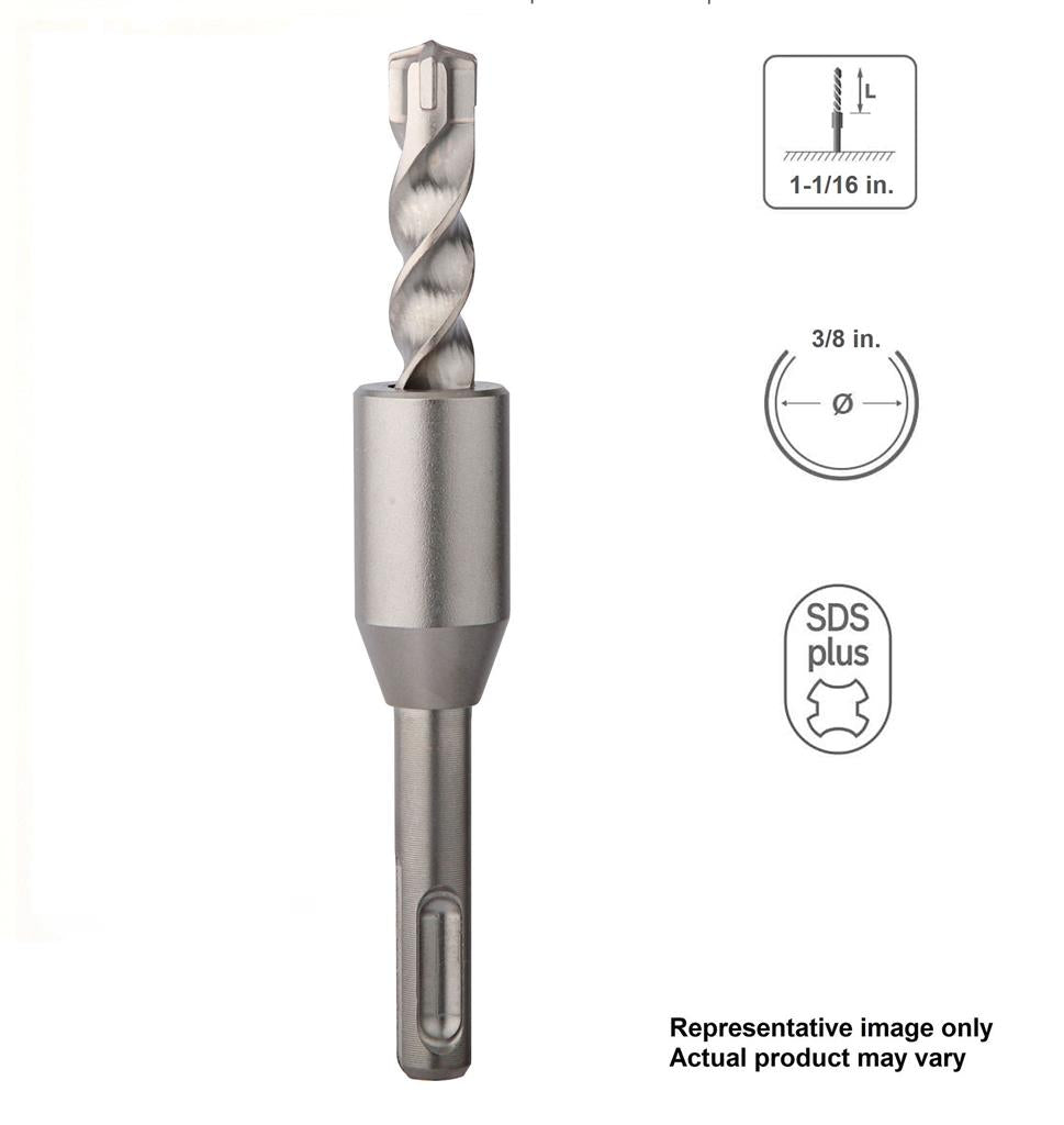 SaberCut 3/8 in 1-1/16 in Carbide Tipped Steel 3-Cutter Stop Bit